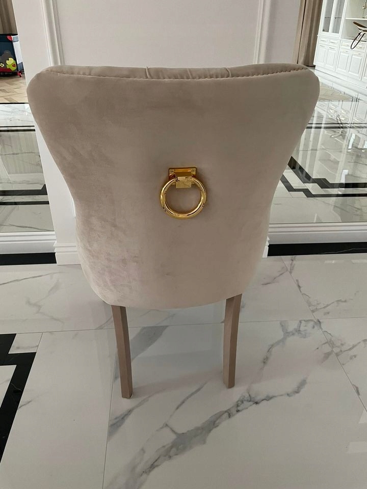 STYLOWY ZESTAW STÓŁ 100x200/300 +8 krzeseł GLAMOUR Kod producenta MADAME 8