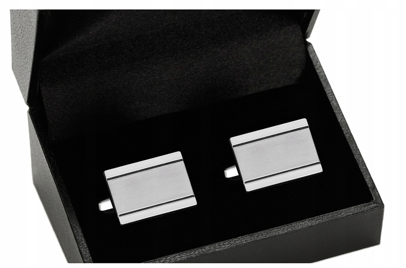 GREG Spinki do Mankietów Koszul Spinka PUDEŁKO d61