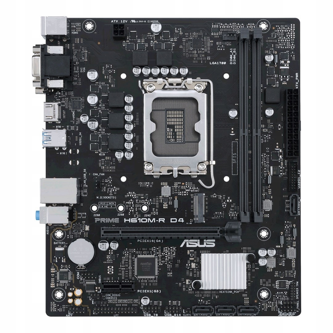 

Płyta główna Asus Prime H610M-R D4-SI