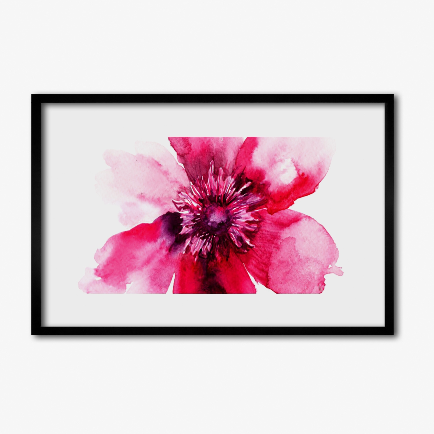 Tištěná grafika foto obraz s rámem Květina 60x40