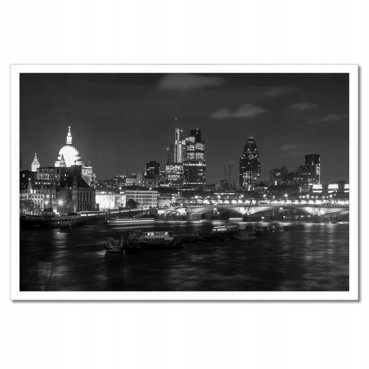 Plakáty v rámu 60x40 Londýnská noční krajina