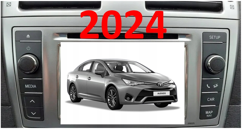 Mapa Toyota Avensis (2012-2015) Toyota Touch Go