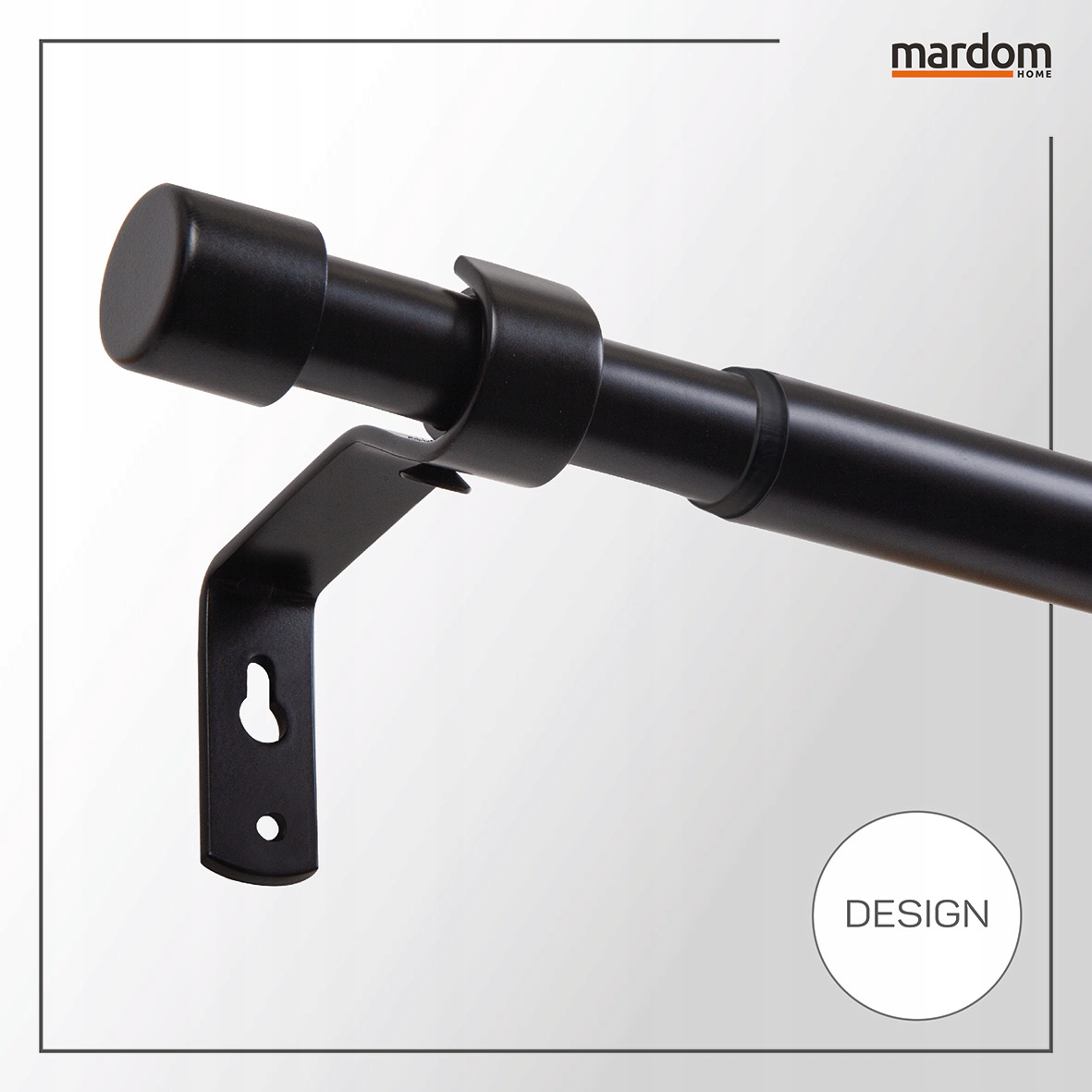 KARNISZ TELESKOPOWY REGULOWANY ADAPTE 160-290CM EF. STALI Długość drążka 290 cm