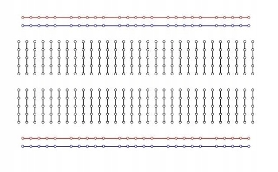 Płytka Stykowa 400 Pól Płytka Prototypowa BreadBoard Arduino ESP Model Płytka Stykowa 400 Pól