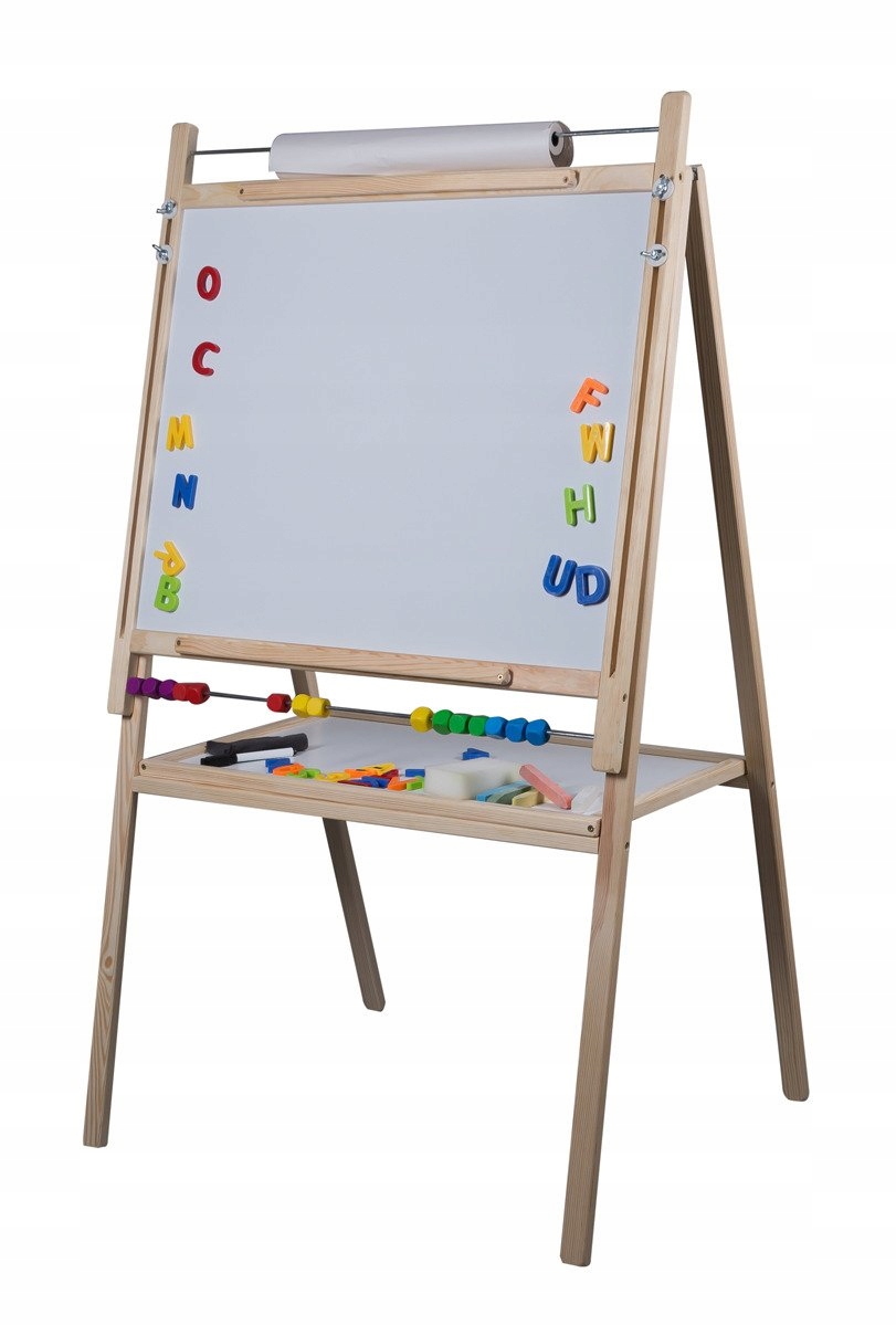 REGULOWANA TABLICA MAGNETYCZNA KREDOWA 6w1 PAPIER Szerokość produktu 65.5 cm