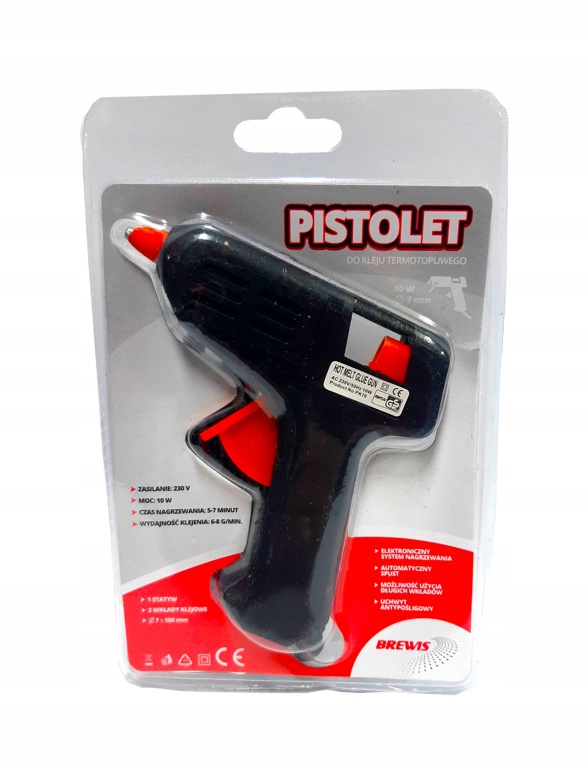 

Pistolet do kleju termotopliwego 10 W