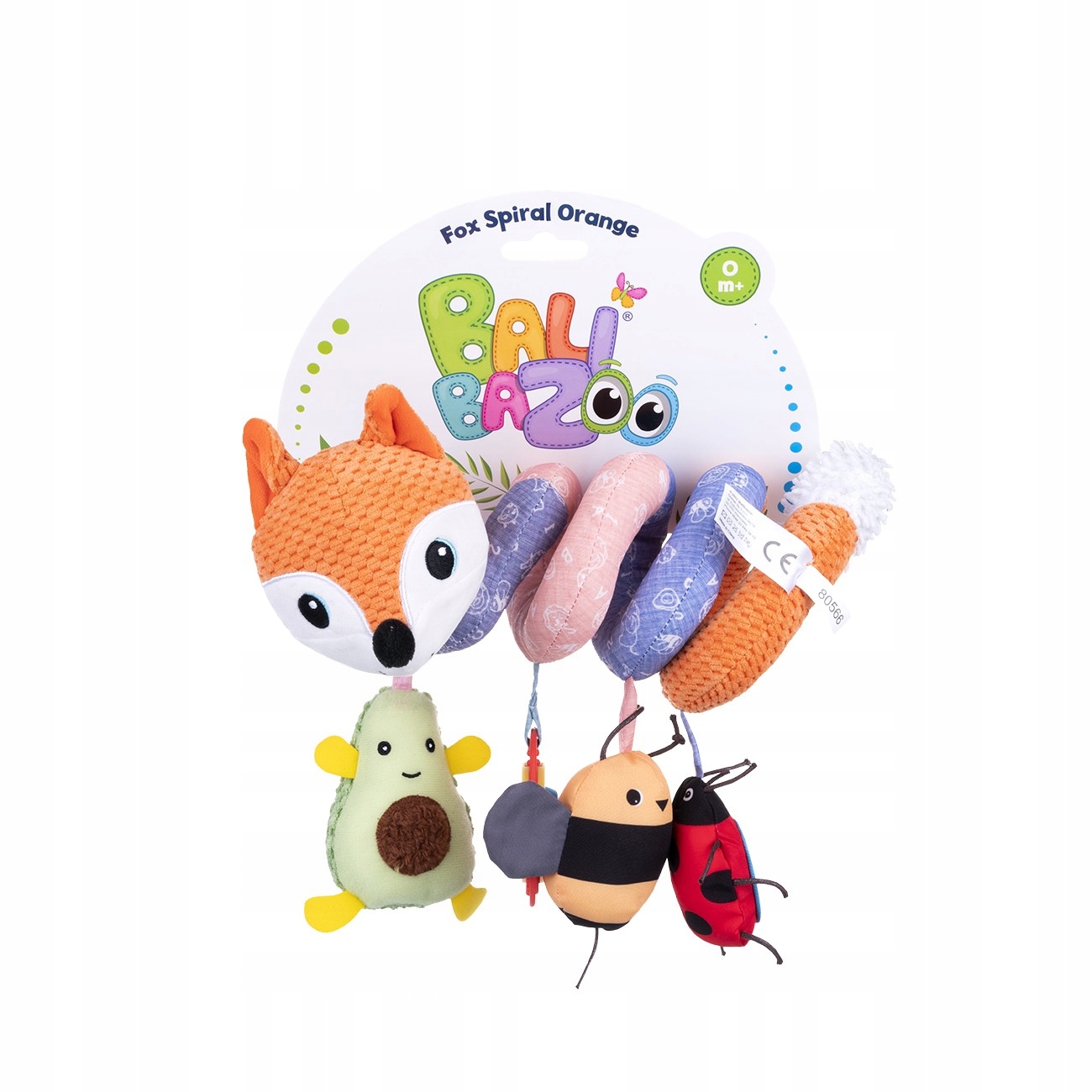 BALIBAZOO AKTYWNA SPIRALA LIS POMARAŃCZOWY