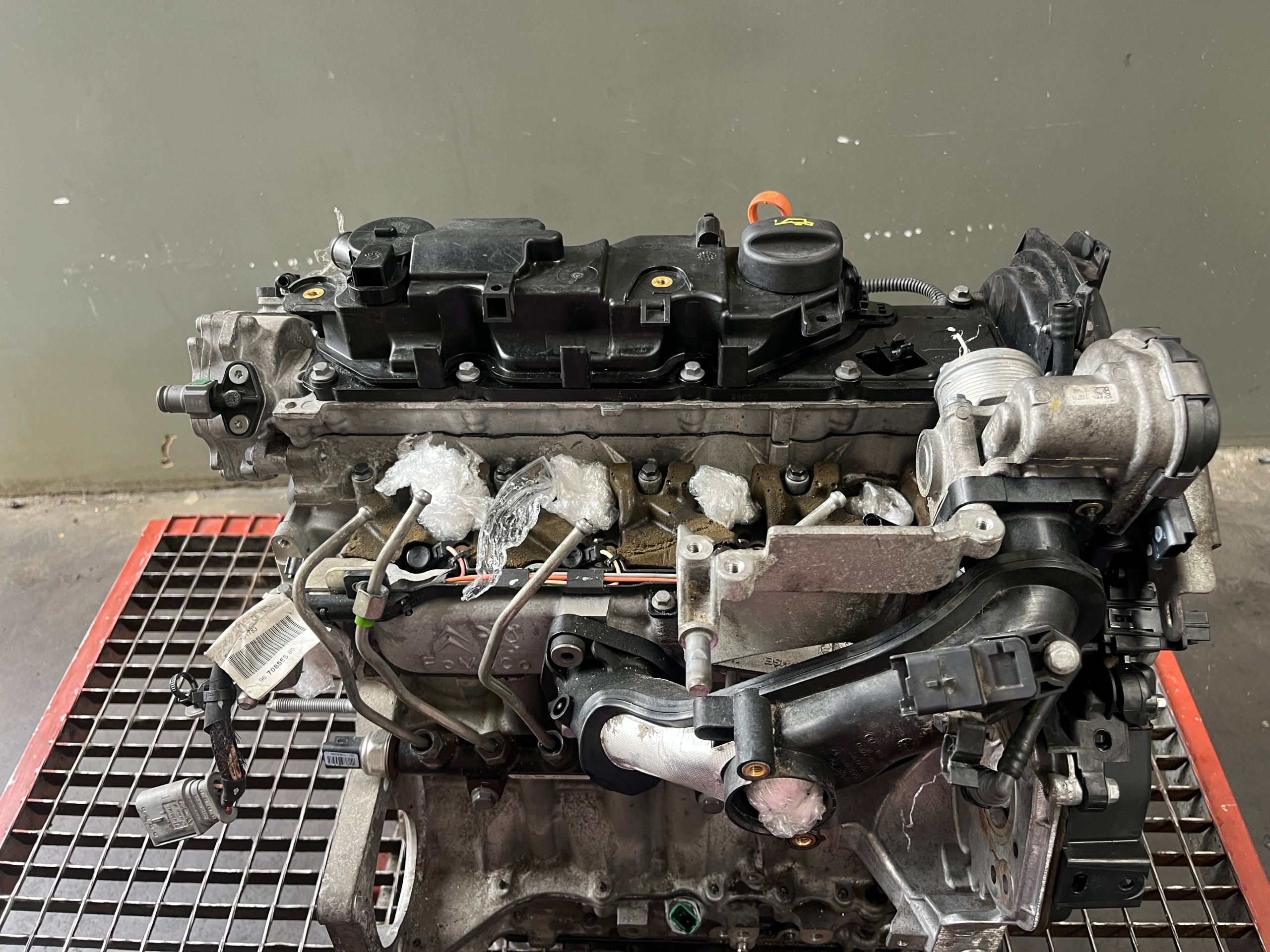 engine DIESEL- pillar PEUGEOT 207 1.6 HDI 10JBEJ