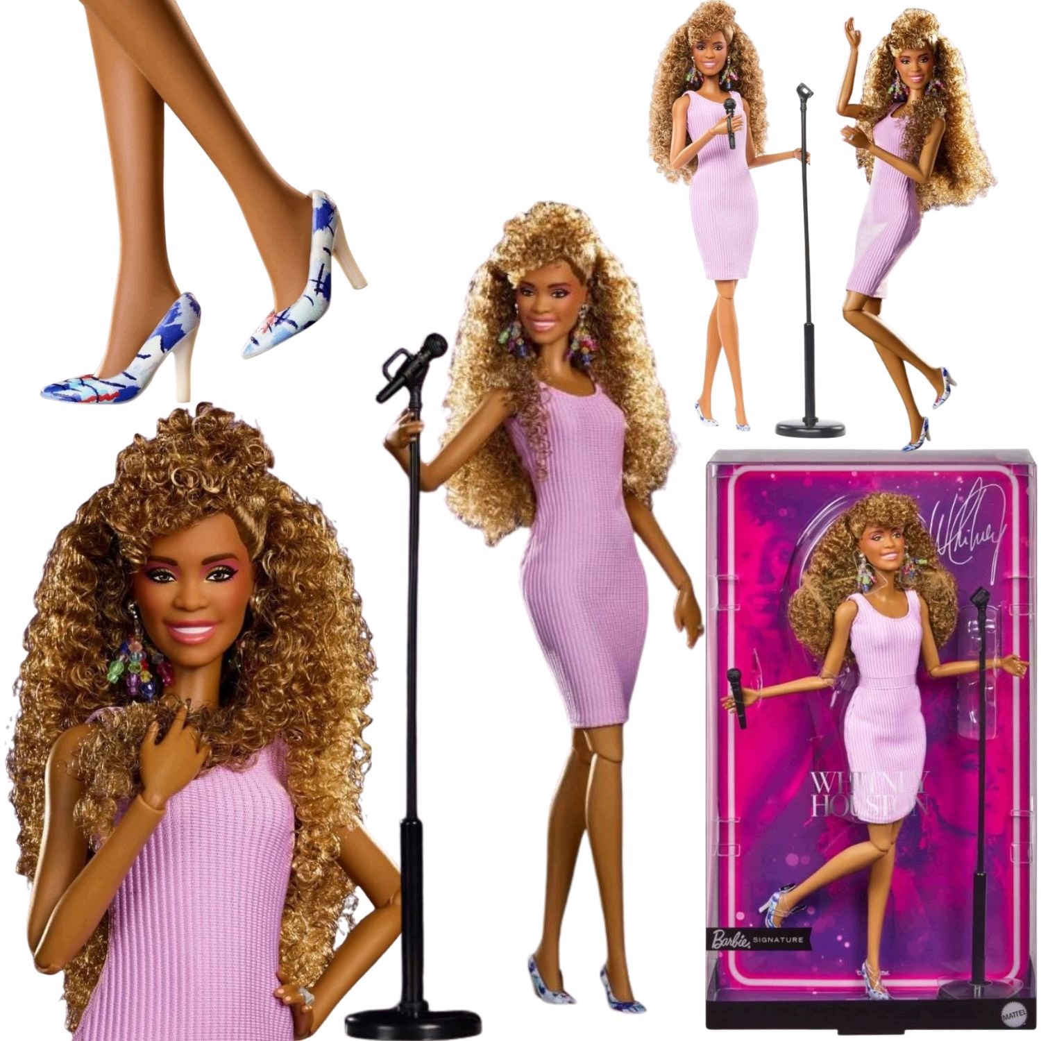 Lalka Modowa Barbie Kolekcjonerska Piosenkarka Whithney Houston Signature
