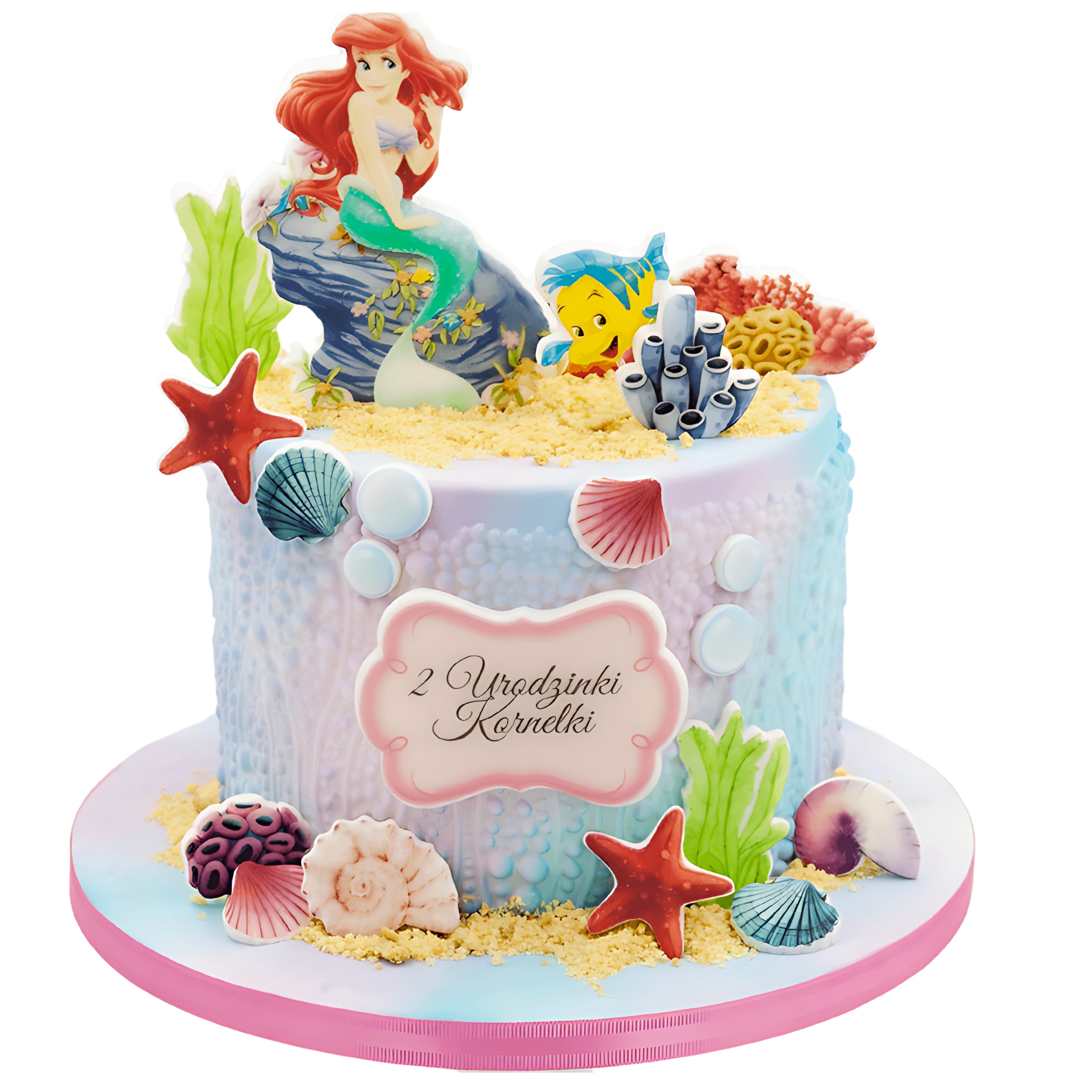 Levně dekorace na dort Hotová sada Arielka 19El cukrové figurky ozdoba