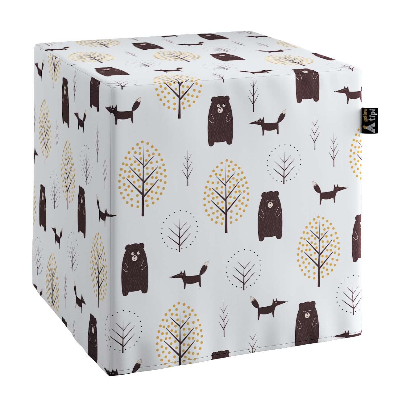 Yellow Tipi Puf kostka Nano 500-19