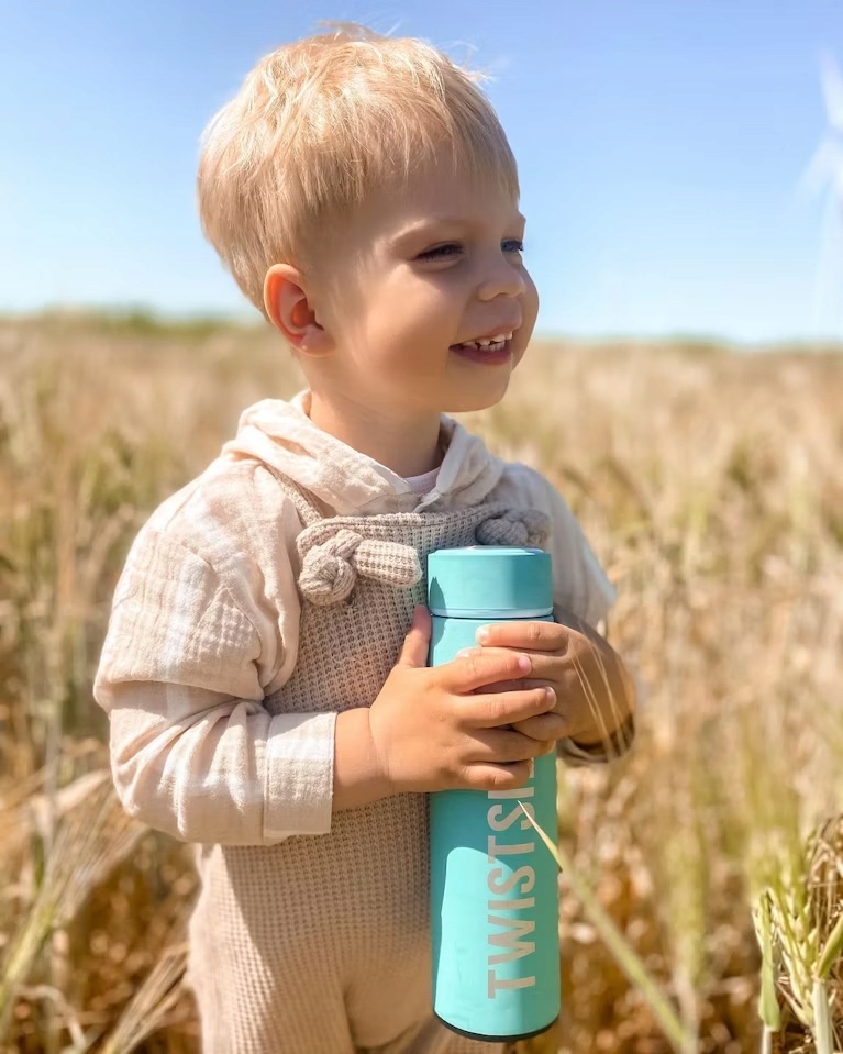 TWISTSHAKE Butelka termiczna 420ml, niebieska Pojemność 0.42 l