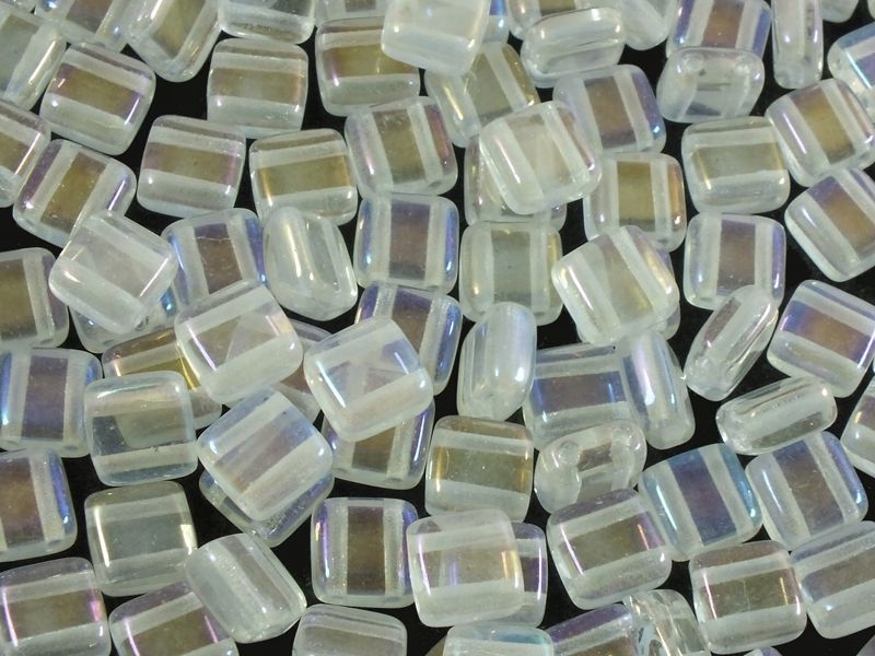 Tile 6mm Rainbow Crystal 20 sztuk