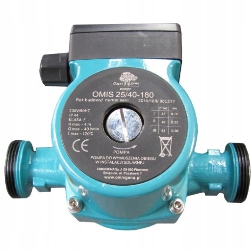 Obehové Čerpadlo Pre Vodnú Pec 25-40/180 MM, Energeticky Úsporné