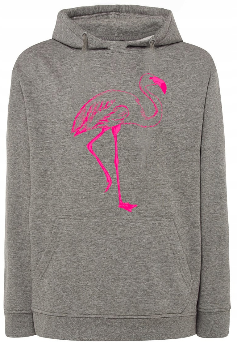 Mikina s pěkným růžovým potiskem Plameňák vel. S