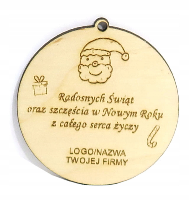 BOMBKA PREZENT ŚWIĘTA MIKOŁAJ DOWOLNY TEKST MC12 Marka Scrapdesing