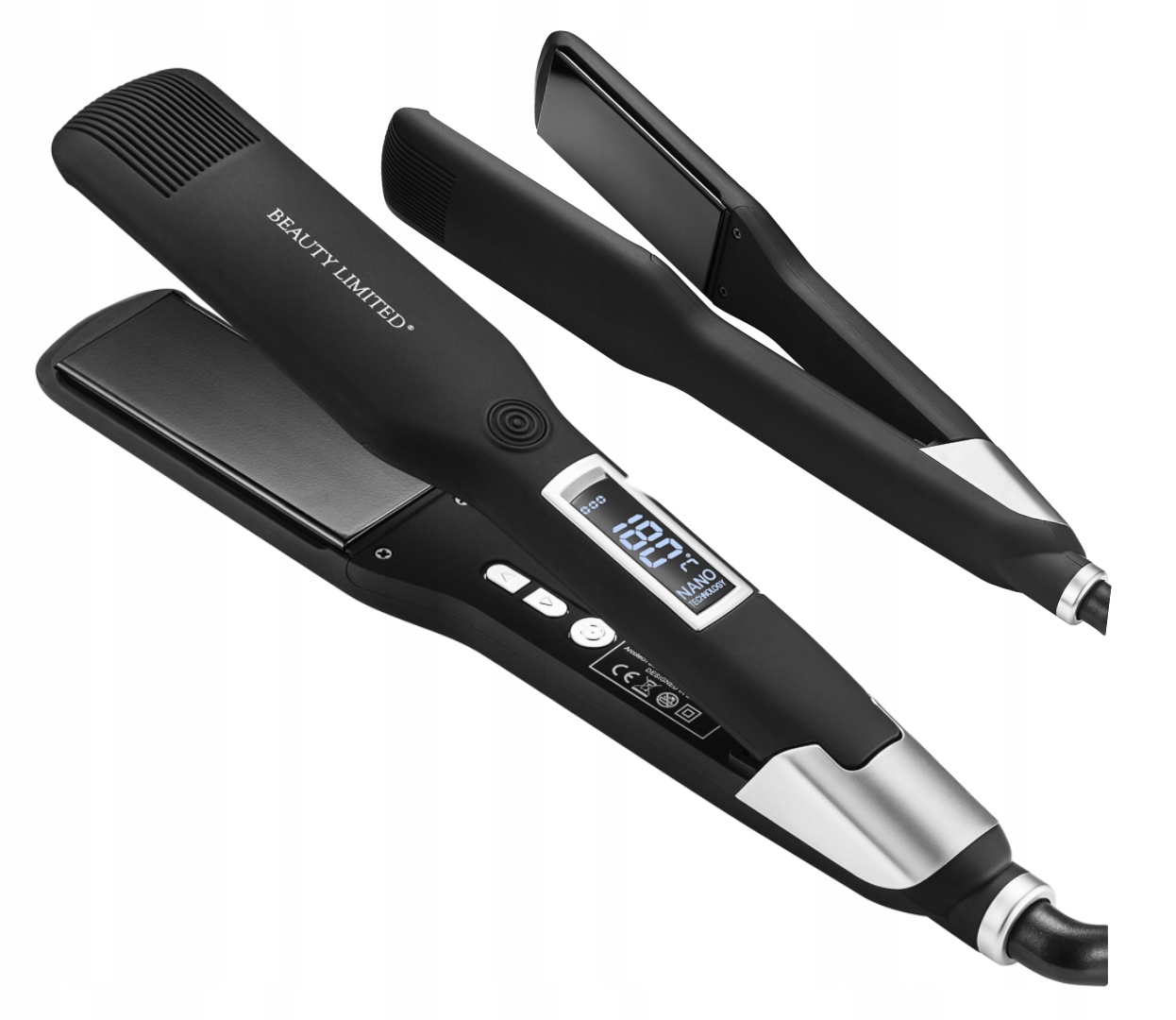 Prostownica do włosów Large Ceramiczna Turmalinowa Jonizacja Nano 150W