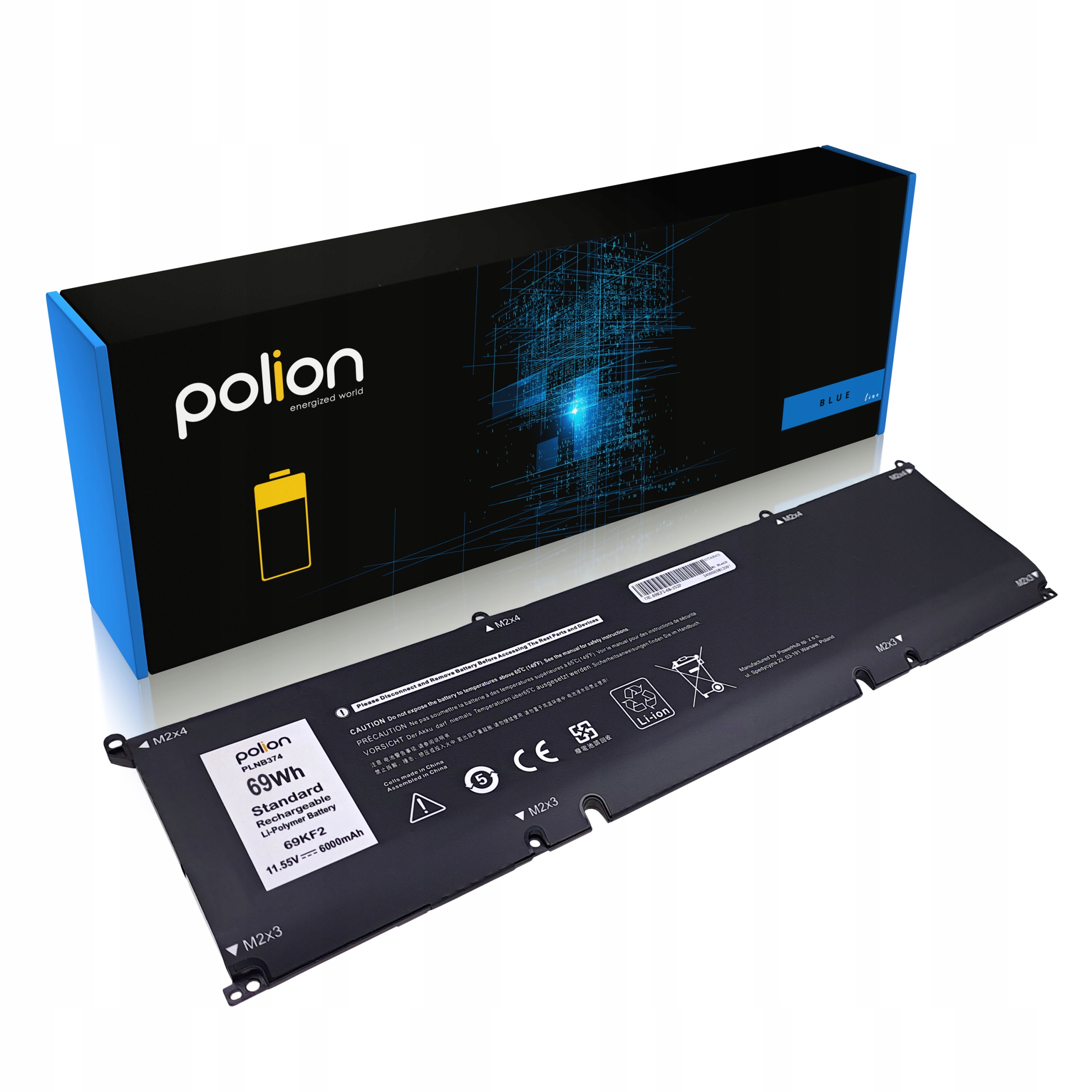 Baterie 69KF2 8FCTC pro Dell Precision G15 5550 Xps 9500 9510 M15 M17 R3 R4