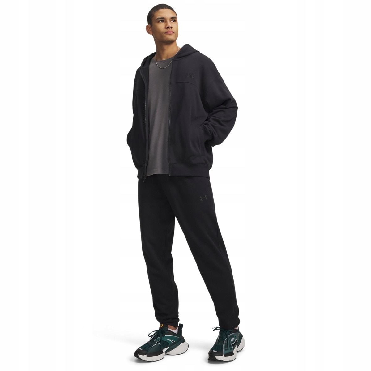 Męskie spodnie dresowe joggery Under Armour Rival Lightweight Czarny M