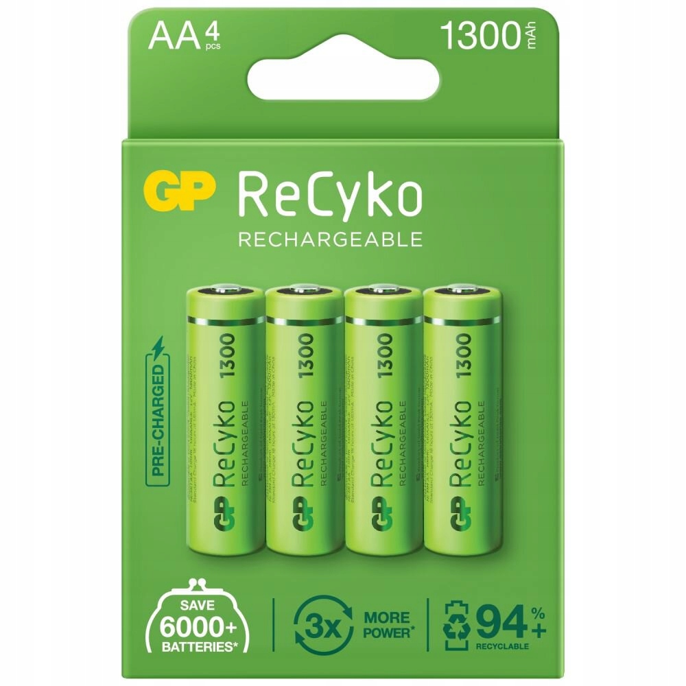 

4 x Akumulator Gp 1300MAH Aa HR6 blister 4 Szt