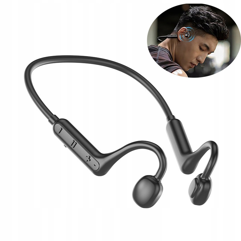 SŁUCHAWKI BEZPRZEWODOWE ZAUSZNE DO BIEGANIA i ROWER