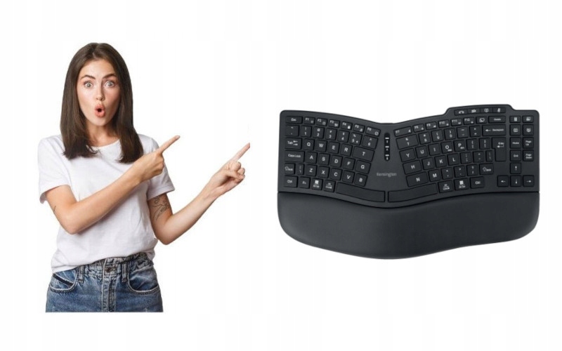 Klawiatura bezprzew. Kensington Profit Eq KB675