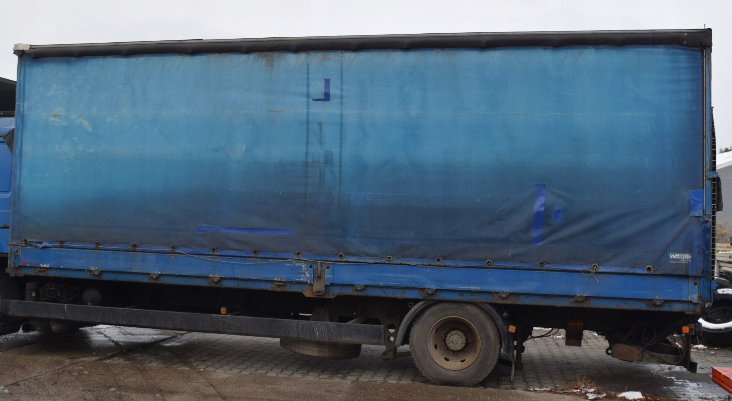 Установка шторка БУРТО 7,30 м х 2,50 м х 2,60 м