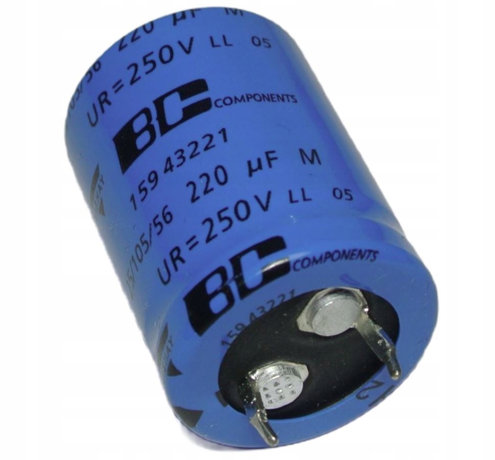 220uF 250V 105'C Ultra Long Life MAL215943221E3 Vishay Kondensator [1szt]