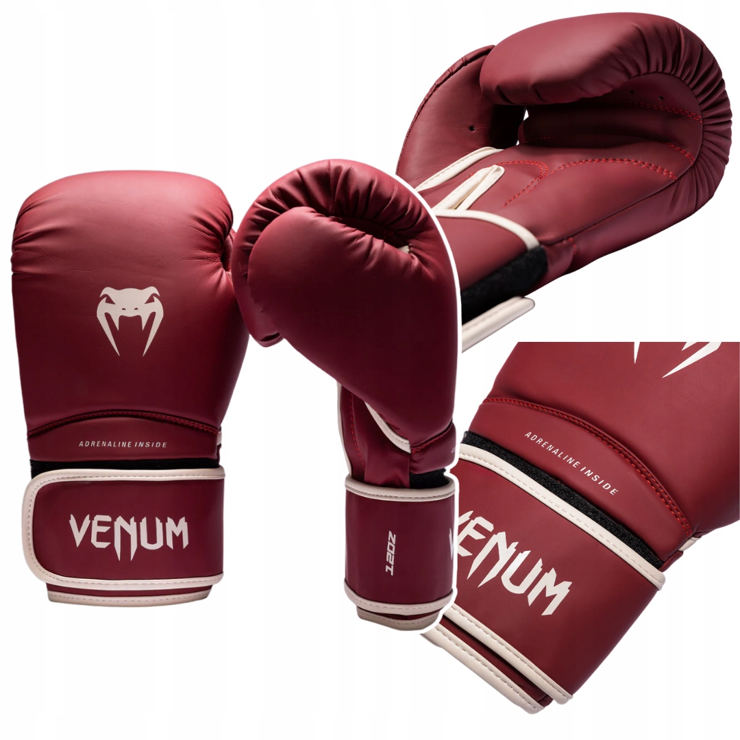 Rękawice Bokserskie Treningowe Venum Contender 1.5 Burgund r. 14oz