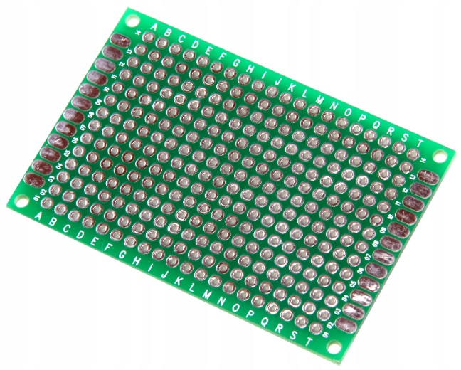 Płytka uniwersalna 60x40mm dwustronna laminat PCB grubość - 1,6mm FR4