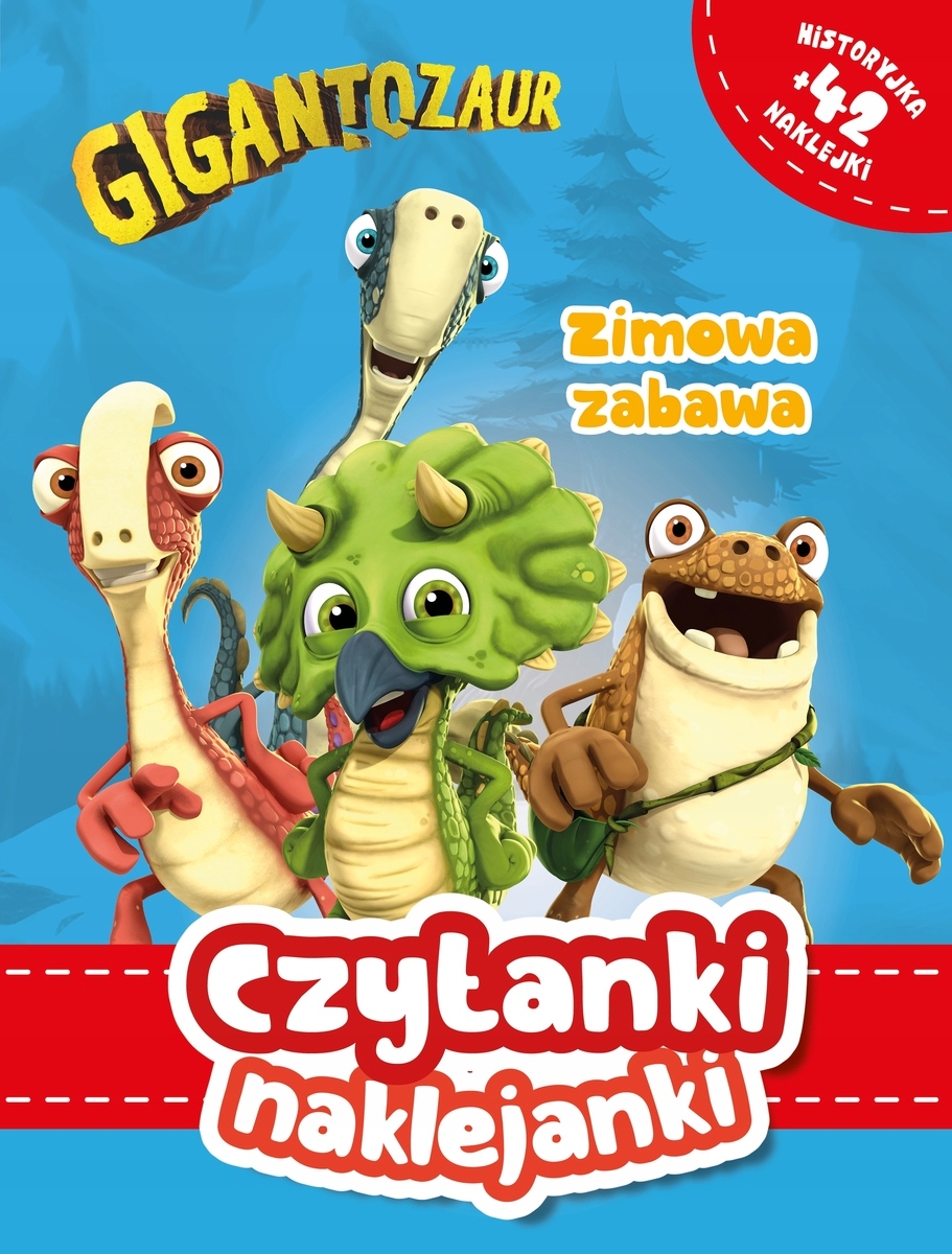 

Czytanki naklejanki. Zimowa zabawa. Gigantozaur