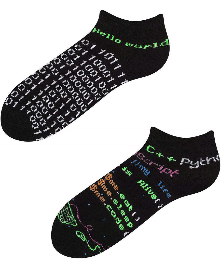 

Kolorowe stopki Todo Socks Code Mode Low 39-42