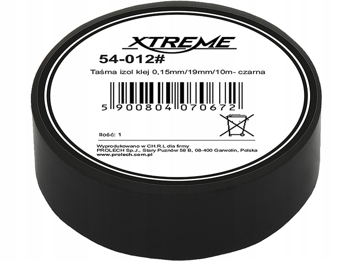 

NAR54-012 Taśma Izolacyjna 0,15X19X10M Świdnik