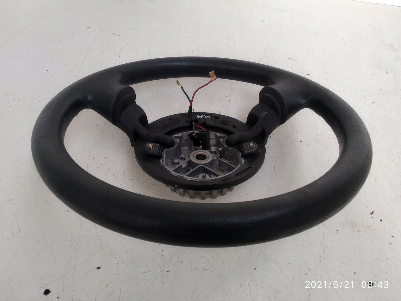 steering wheel, Ford Ka 1,3