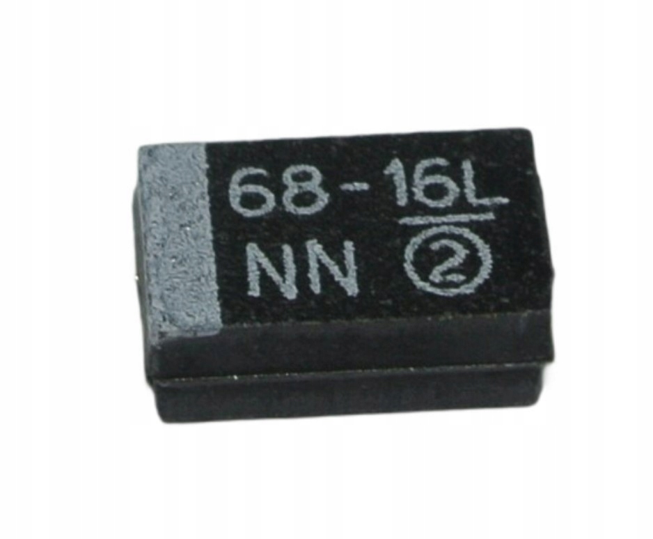 68uF 16V 10% D Smd Kondensator tantalowy Vishay 293D686X9016D2TE3 [2szt]