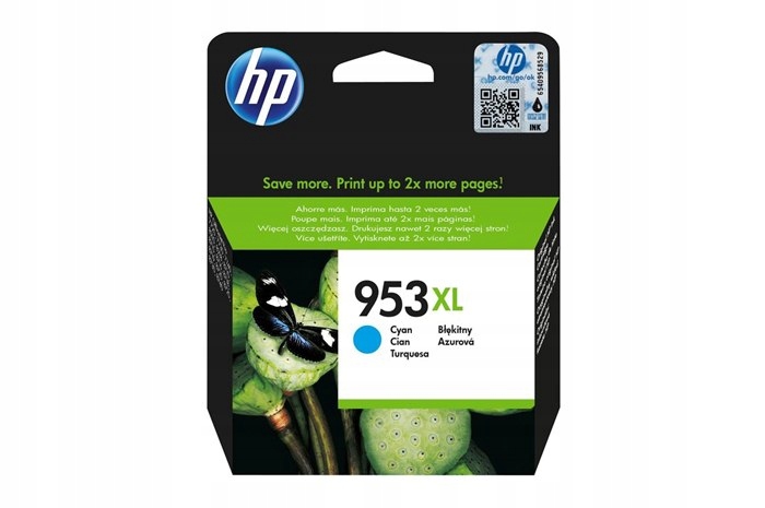 Originálny atrament Cyan Hp 953XL (F6U16AE)