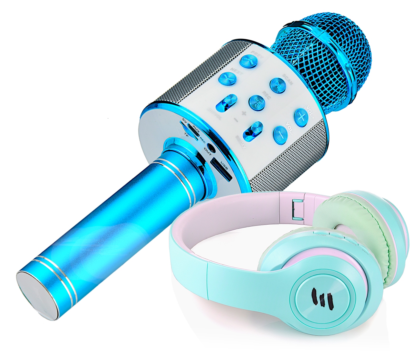 

Słuchawki Nauszne W Zestawie Z Mikrofonem Karaoke