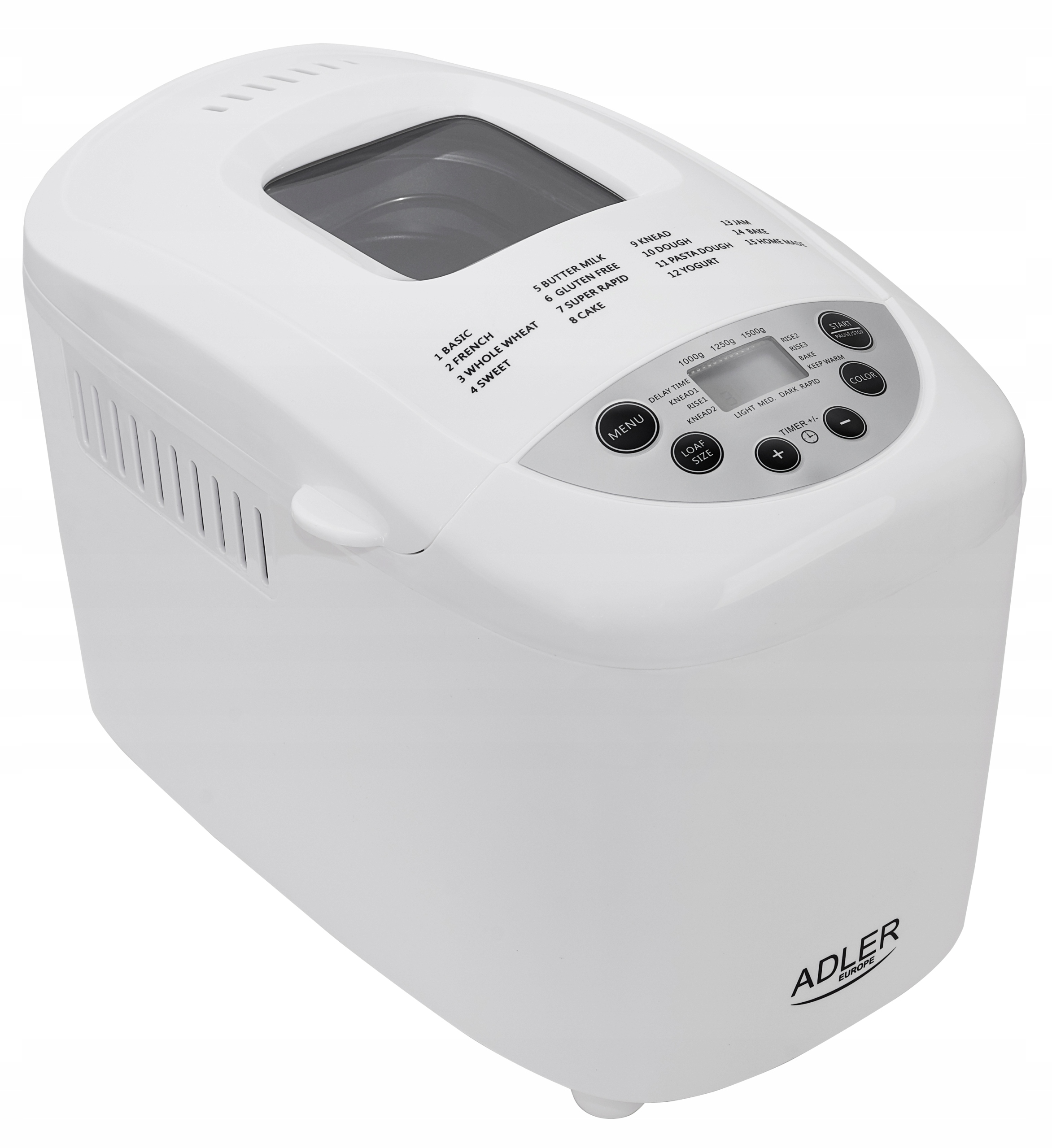 Maszyna do Chleba Adler AD 6019 - 15 Programów, 850 W