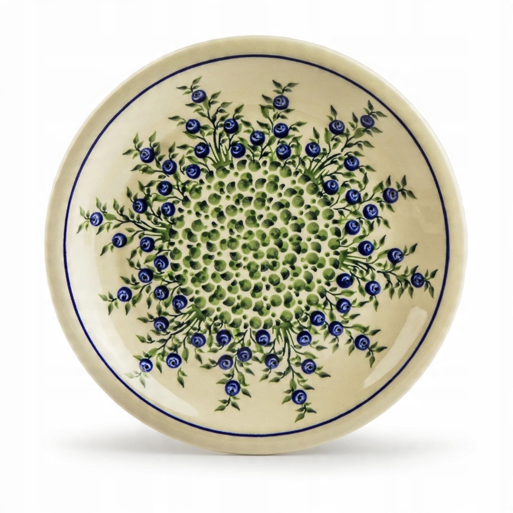 

Talerz obiadowy płytki Bolesławiec 24 cm dek. 1208