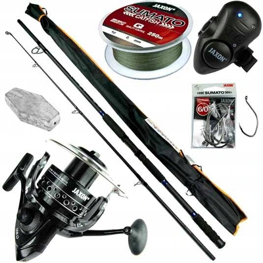 

Zestaw Wędkarski Sumowy Jaxon wędka kołowrotek ZS2