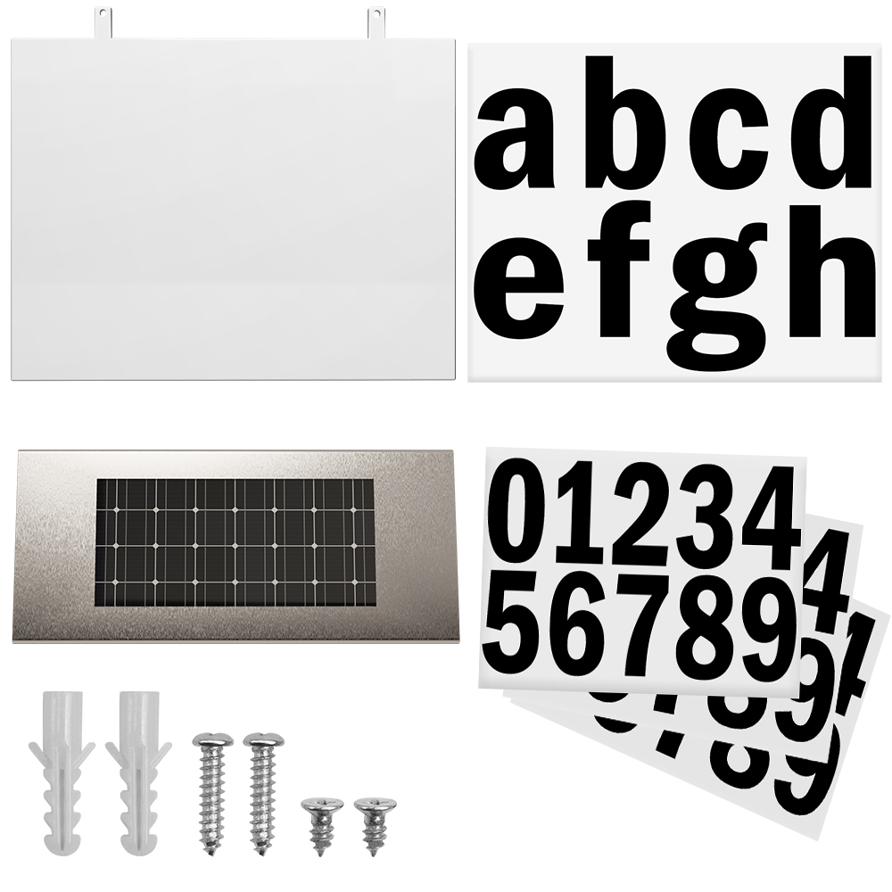 Deuba Numer Na Dom Podświetlany LED Solarny Marka Deuba