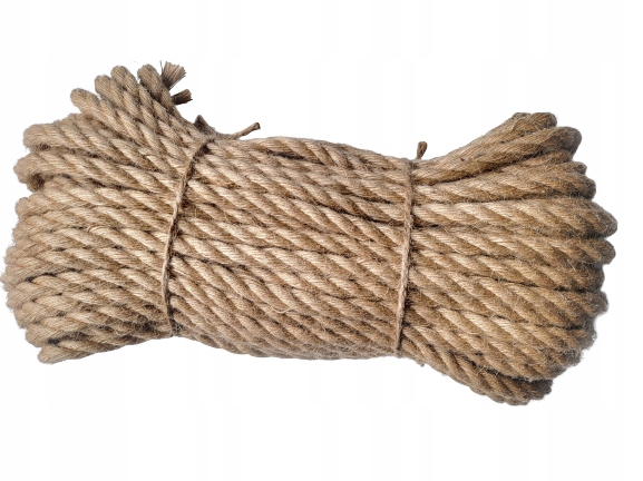 

Lina jutowa żeglarska kręcona sznur 12mm 30m
