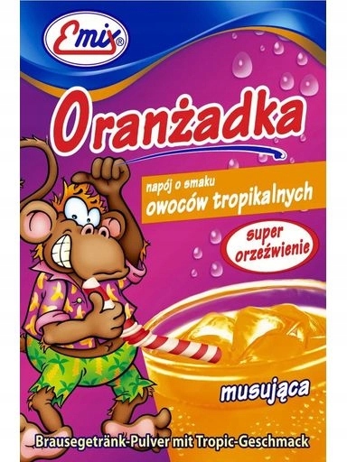 Levně 25 x Emix Oranžáda s příchutí tropického ovoce 16 g
