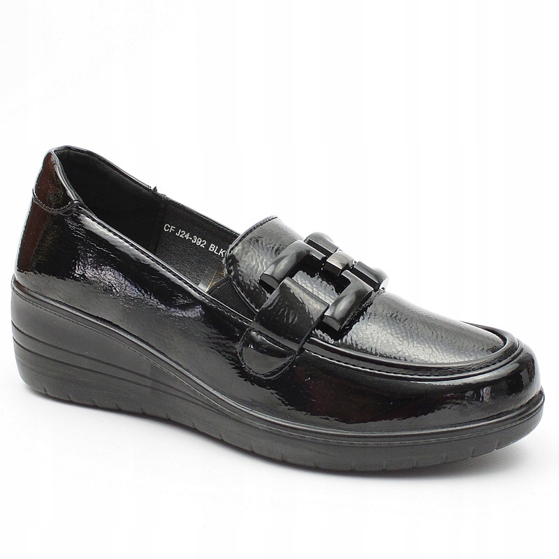 Filo Donna J24-392 Černé Pohodlné Polobotky vel. 38