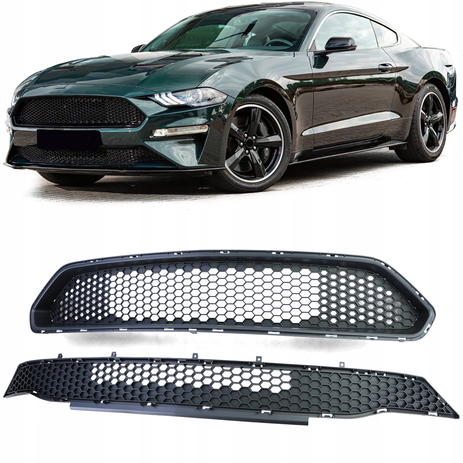 GRILL ATRAPA PANAMERICANA FORD MUSTANG 17-22