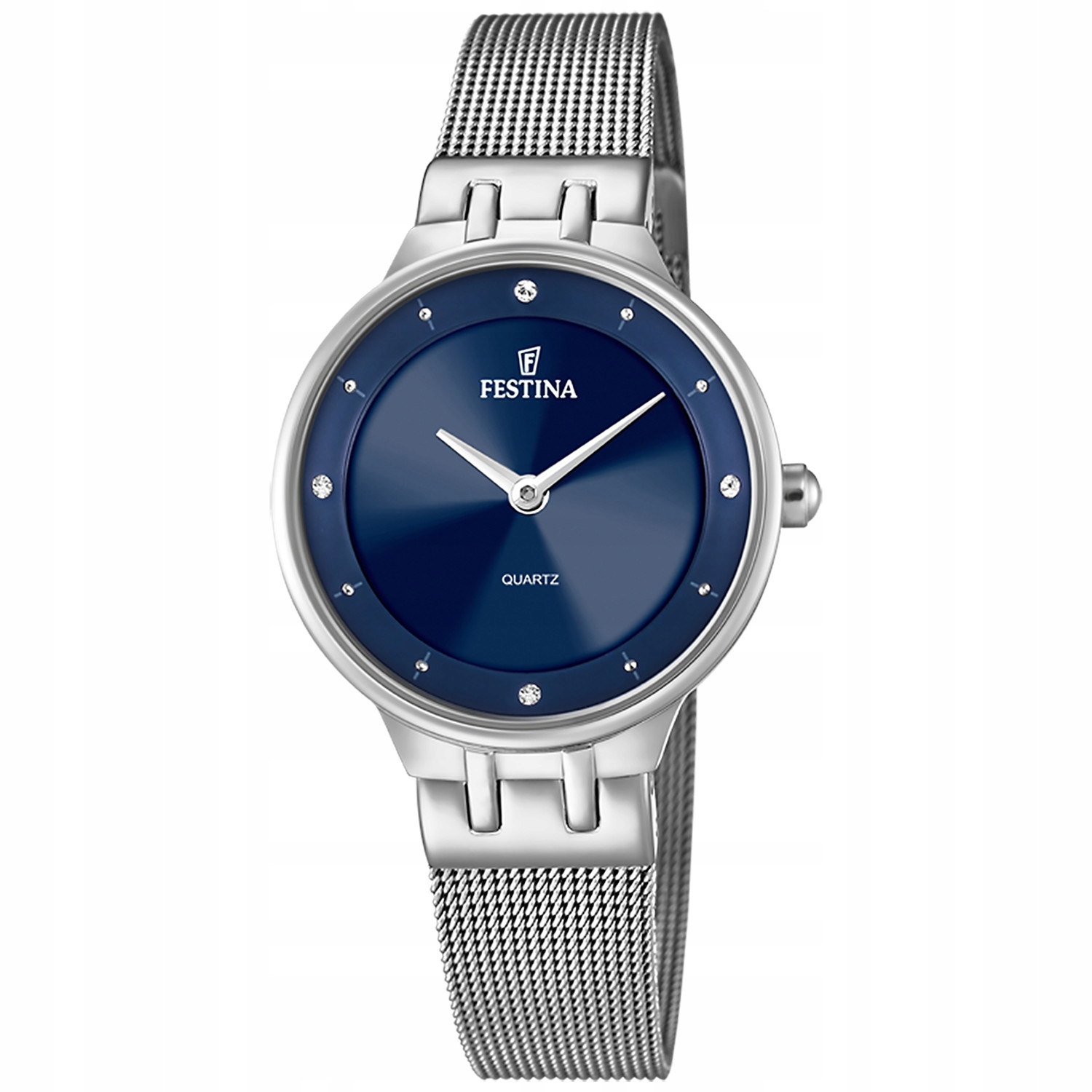 Dámské hodinky Festina F20597-3 Zirkony stříbrné