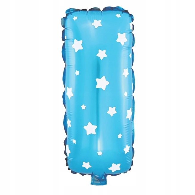 

Balon foliowy niebieski 40cm Litera I