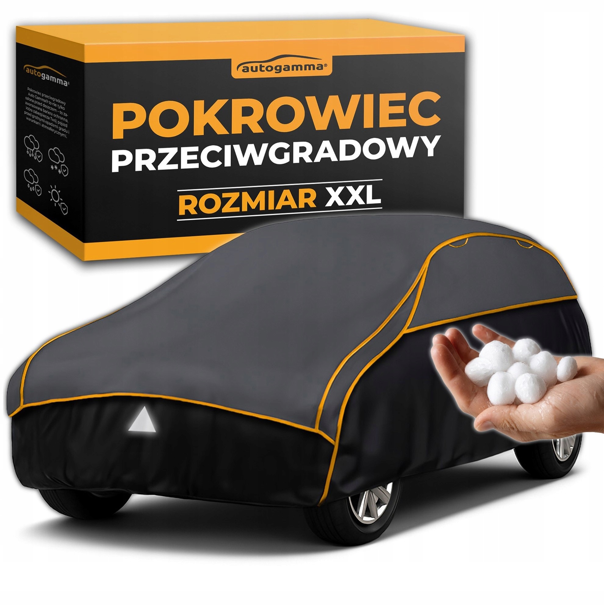 Pokrowiec Przeciwgradowy Antygradowy Powłoka Ochronna Gradobicie Grad XXL
