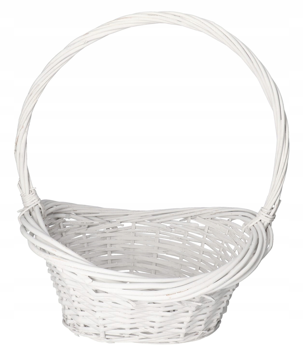 KOSZ WIKLINOWY KOSZE PREZENTOWE XXL BIAŁY DUŻY