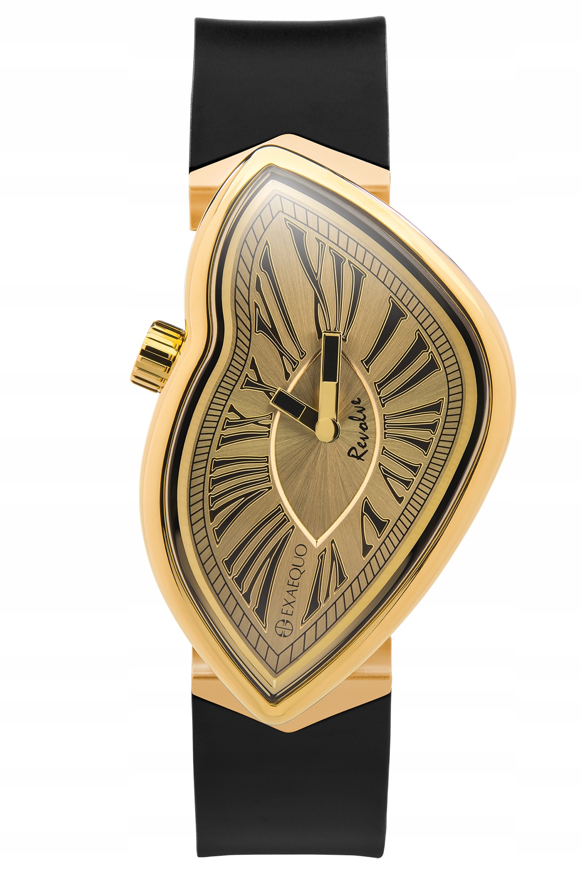 Nové Originální dámské pánské hodinky Exaequo EX0032.0003 Revolve zlaté